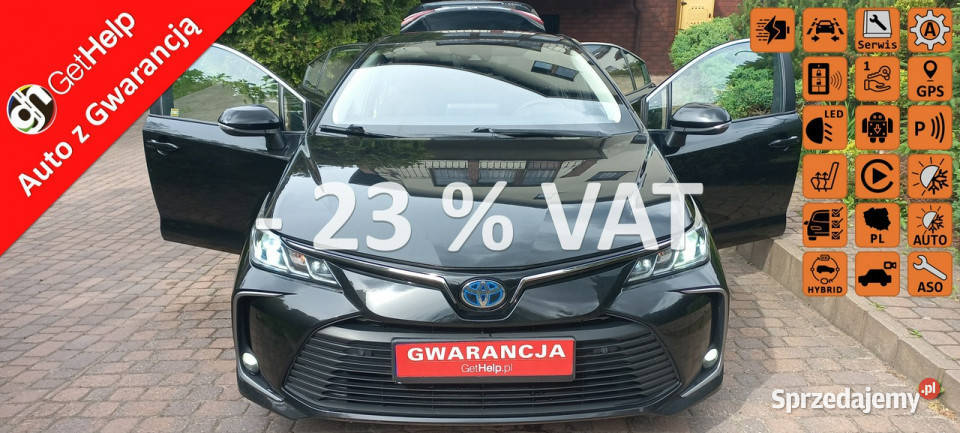 Toyota Corolla 527 Netto FV23 Comfort Tech wspomaganie kierownicy Gdańsk