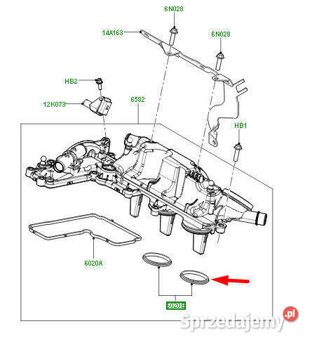 LR009412 USZCZELKA POKRYWY ROVER osobowe Białobrzegi sprzedam