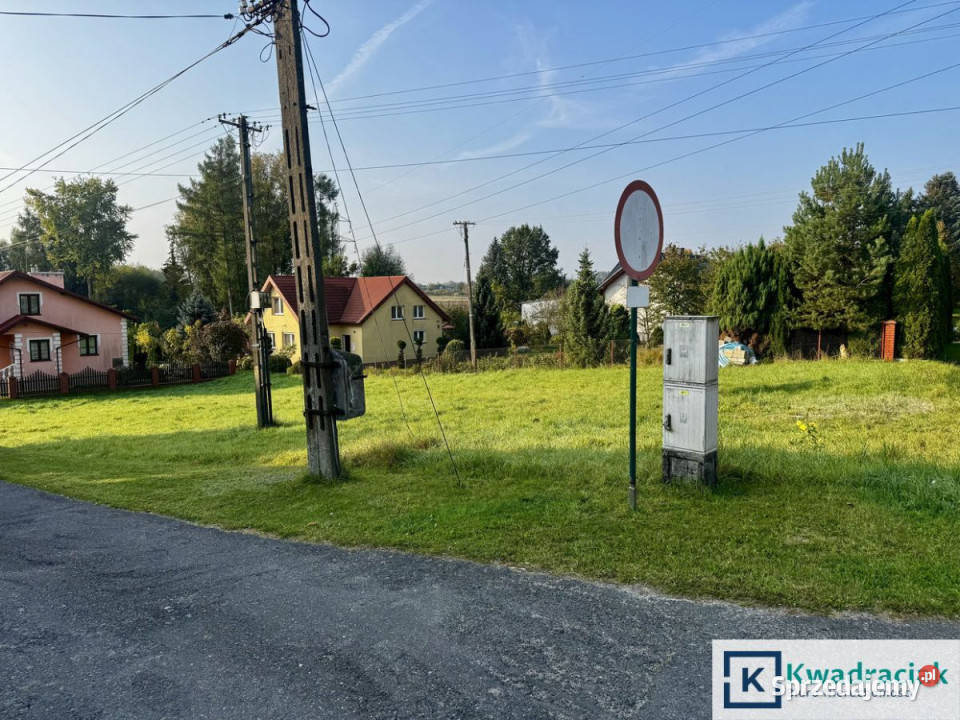 Działka 900m2 Racławówka asfalt