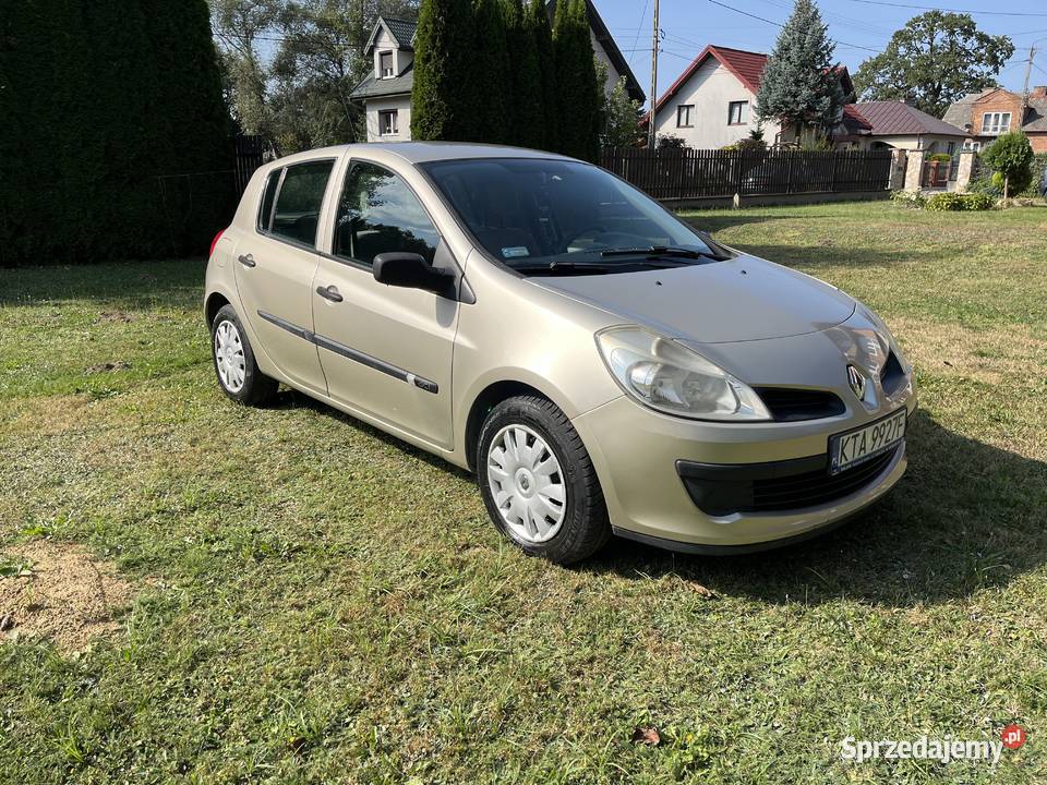 Renault Clio III 2006 z oszczędnym silnikiem 15 wspomaganie kierownicy Tarnów