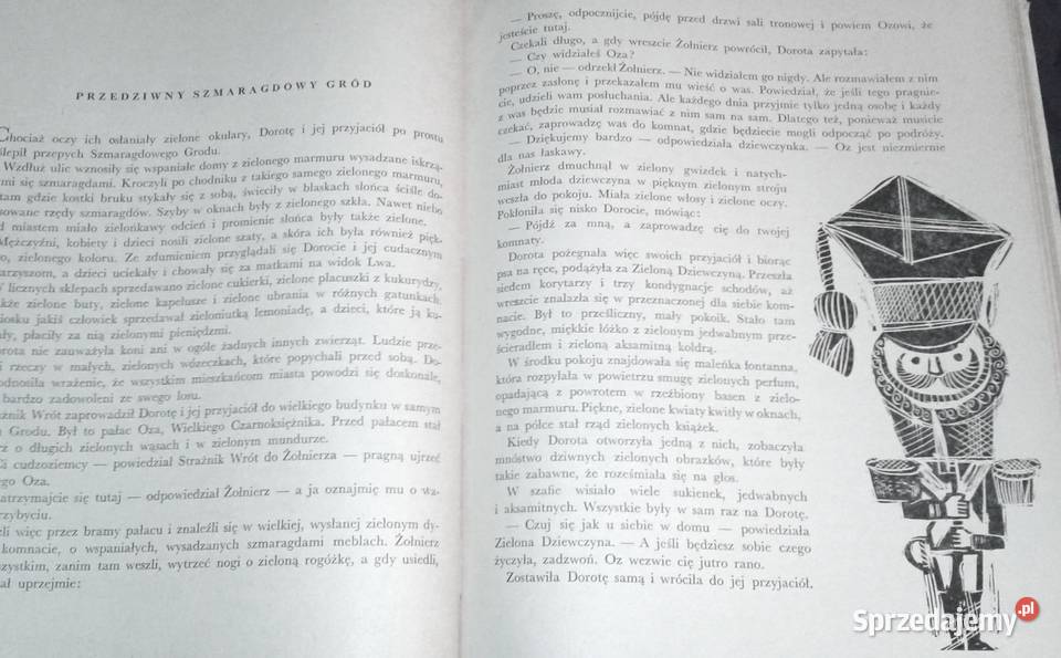 Czarnoksiężnik ze Szmaragdowego ogrodu L F Baum twarda Chełm