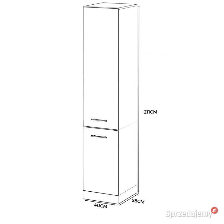 Słupek Kuchenny Stojący 40 Szafka Cargo S40 58cm Elbląg sprzedam