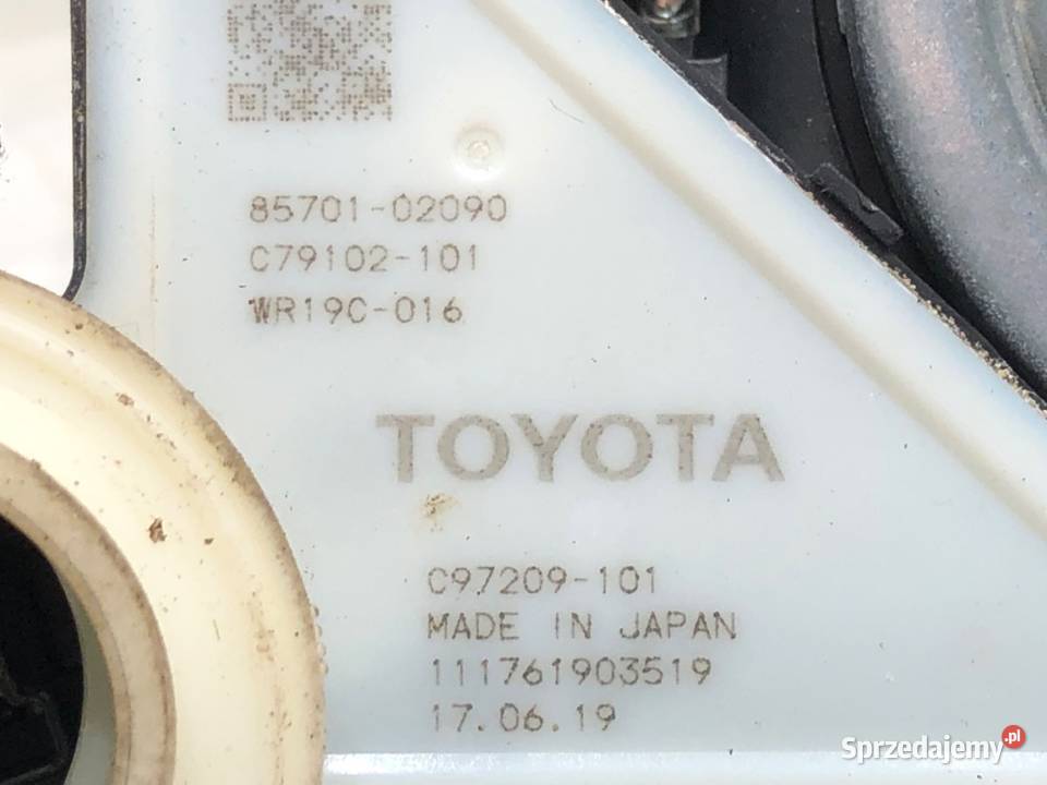 PODNOŚNIK SZYBY LEWY PRZÓD TOYOTA COROLLA E21 osobowe