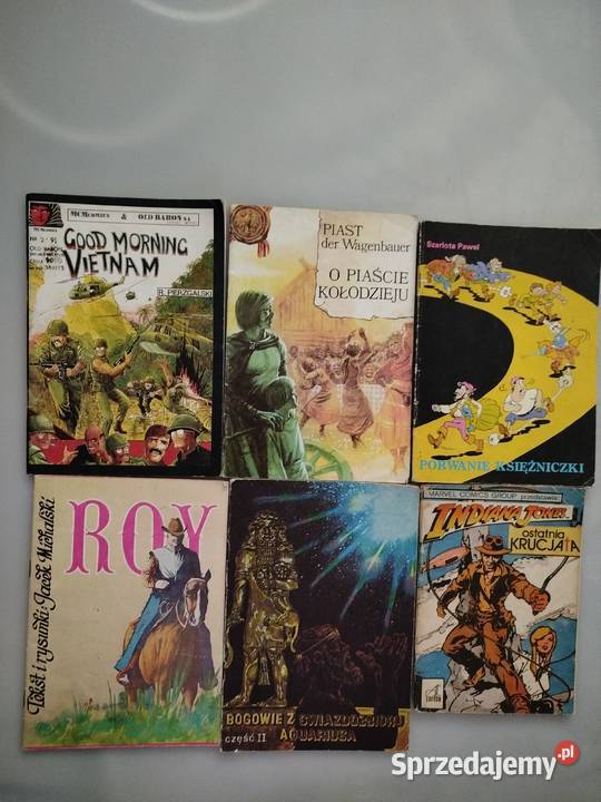 Zestaw komiksów z czasów PRL Komiksy
