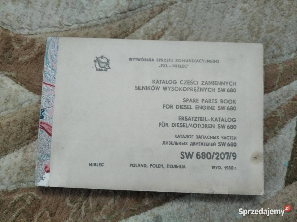 Katalog części silników wysokoprężny SW 6802079 Pozostałe Lublin