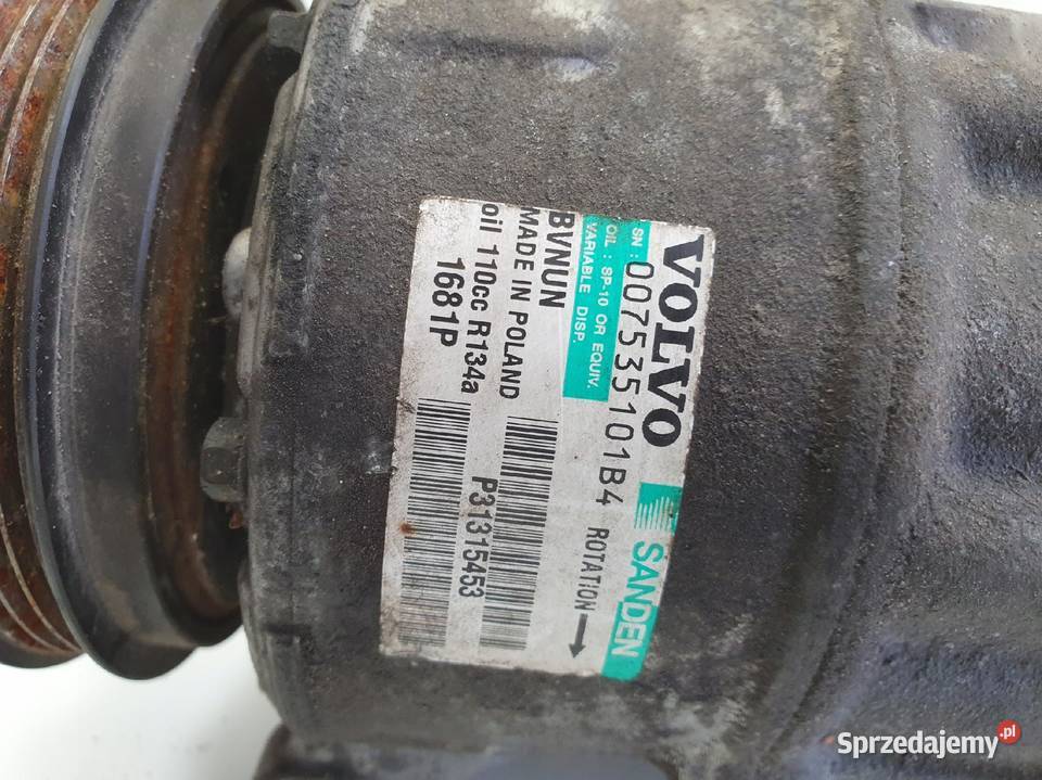 Volvo S60 II V60 I V70 III 20 D3 SPRĘŻARKA lubelskie Janów