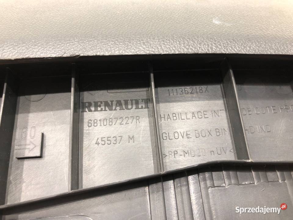 SCHOWEK PASAŻERA RENAULT CLIO IV Hatchback PÓŁKA