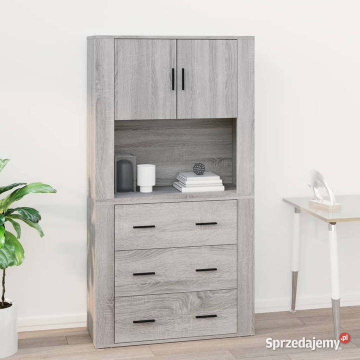 Szafka ścienna szary dąb sonoma 80x33x80 Warszawa