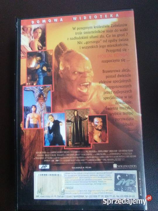 Mortal kombat kaseta VHS Poznań