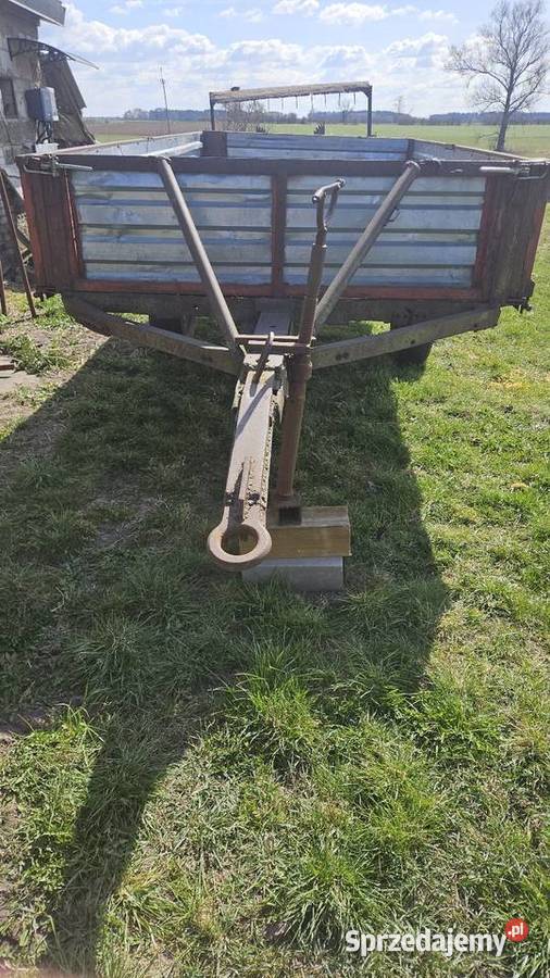 Sprzedam przyczepę jednosiowo Łomża sprzedam