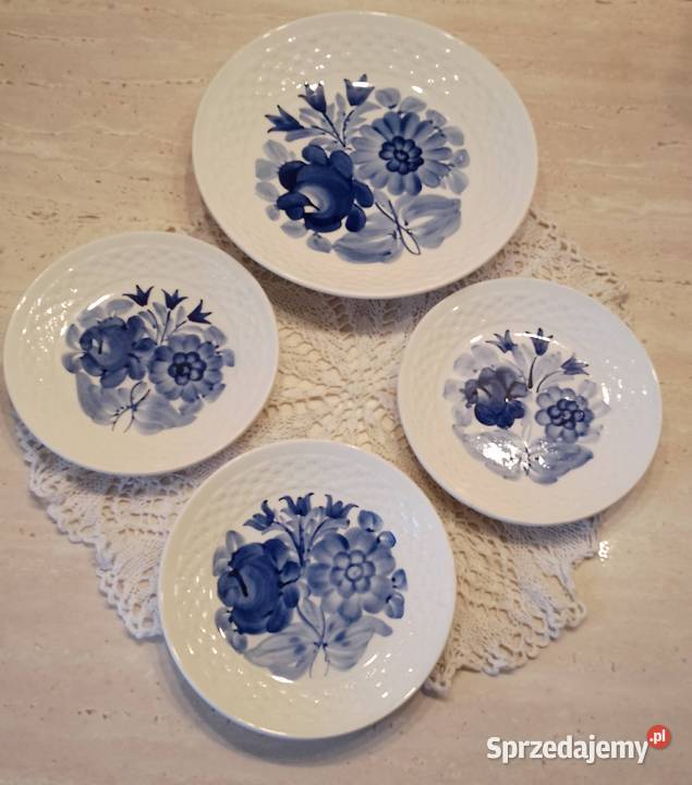 Talerze Fajans Włocławek kpl 4 sztuki kujawsko-pomorskie
