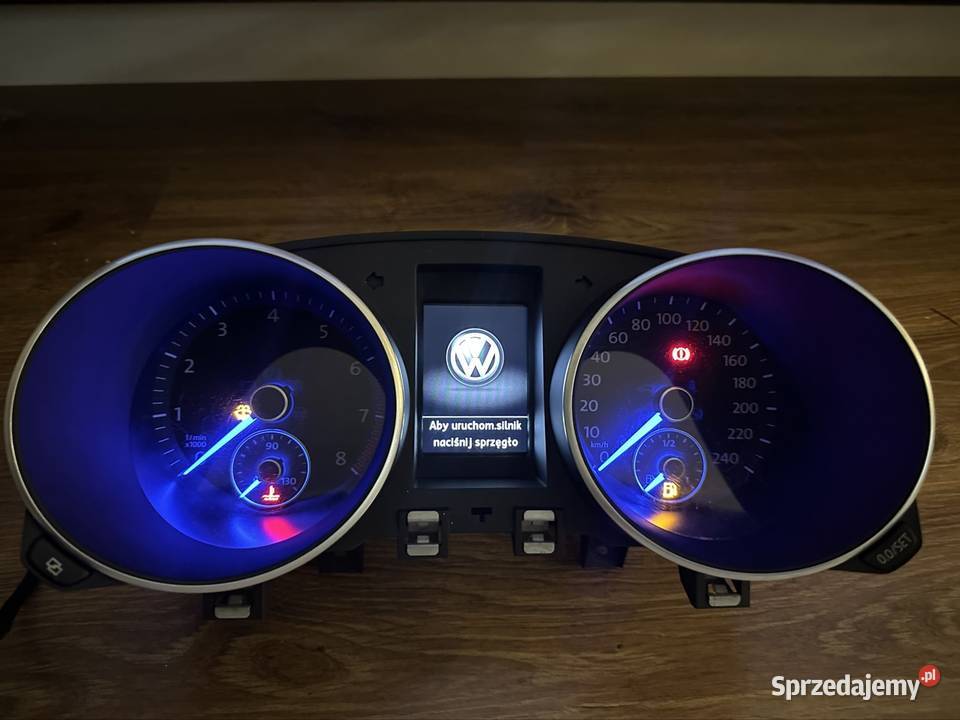 Licznik kolorowy Premium 3D do VW Golf VI 6