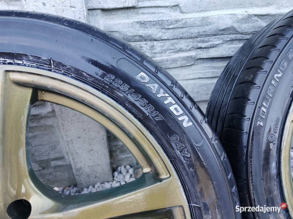 Felgi aluminiowe z oponami 17 5x100 Baćkowice sprzedam