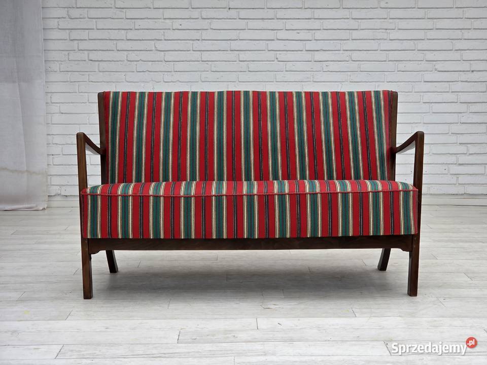 Lata 60 Duńska sofa dwuosobowa design Fritz wielkopolskie Poznań