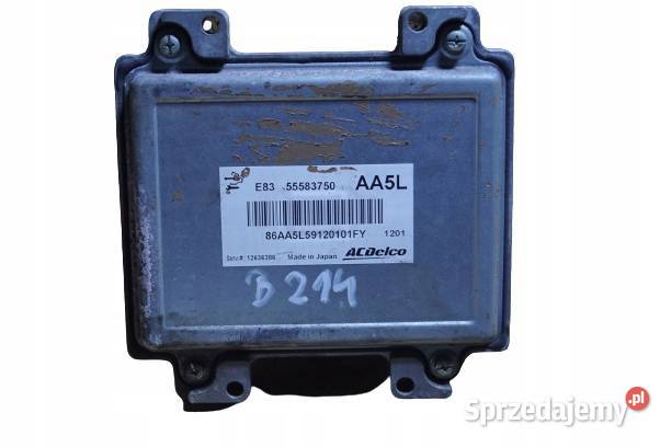 OPEL CORSA D 14 STEROWNIK SILNIKA 55583750 AA5L Komputery Przemęt