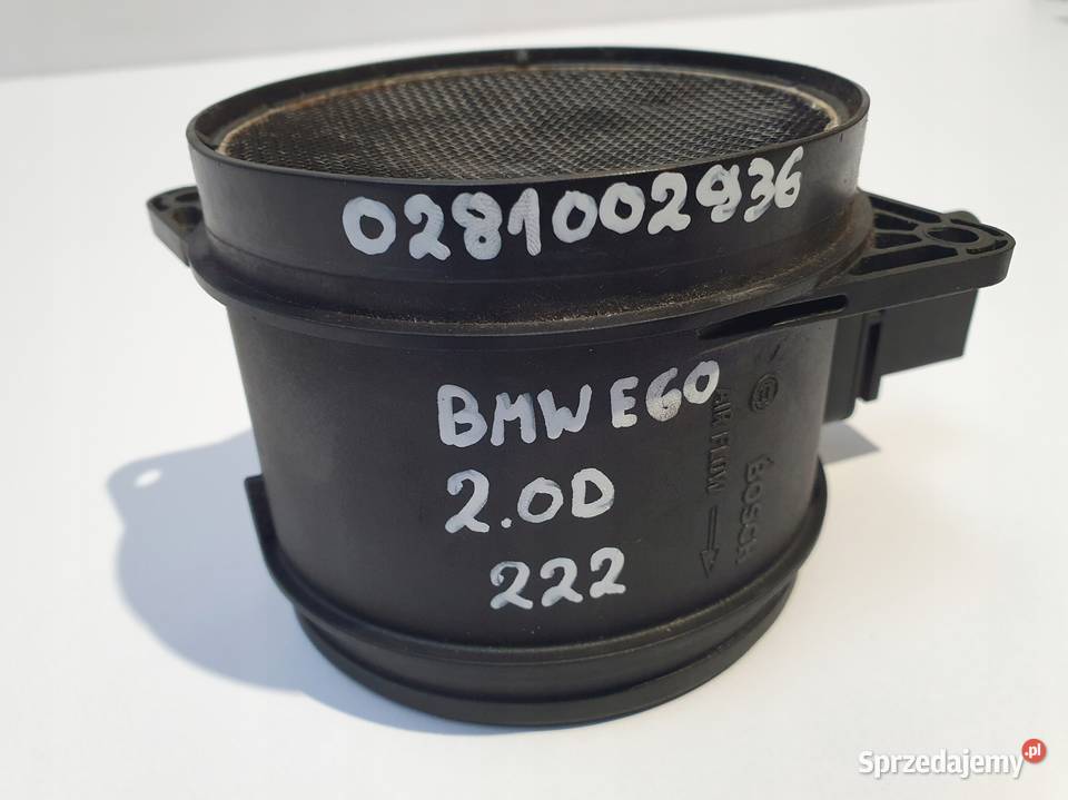 PRZEPŁYWOMIERZ POWIETRZA BMW E60 20 D N47 osobowe lubelskie Rudka