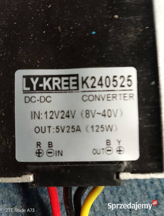 converter dcdc 12v24v do 5v 25A mazowieckie Jasieniec