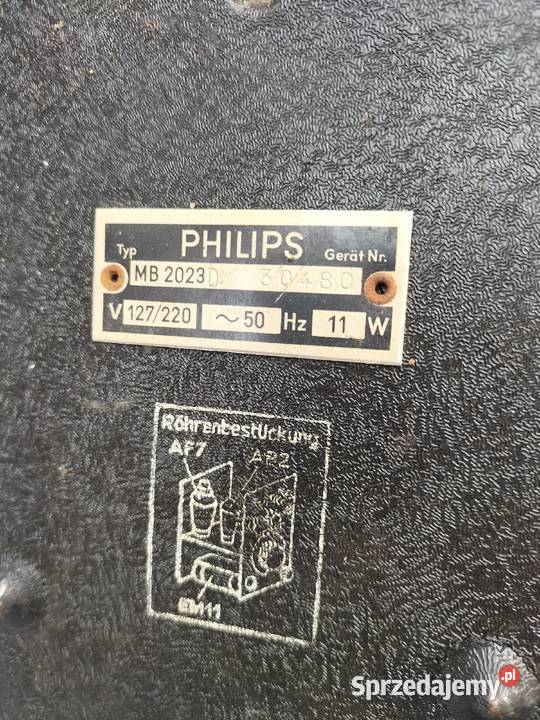 Stary zabytkowy mostek Philips Philoscop MB2023