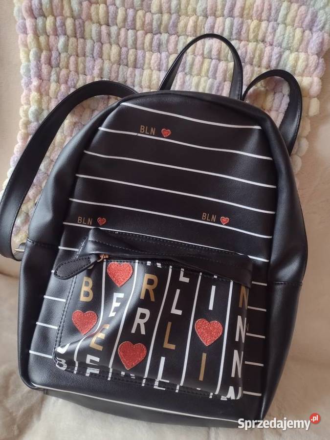 Skórzany bogato zdobiony plecak z Londynu Top Dodatki