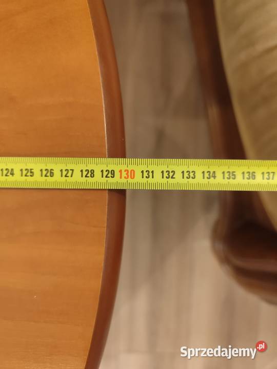 Stolik kawowy ława owalna 130x80 orzech mazowieckie Bobrowiec