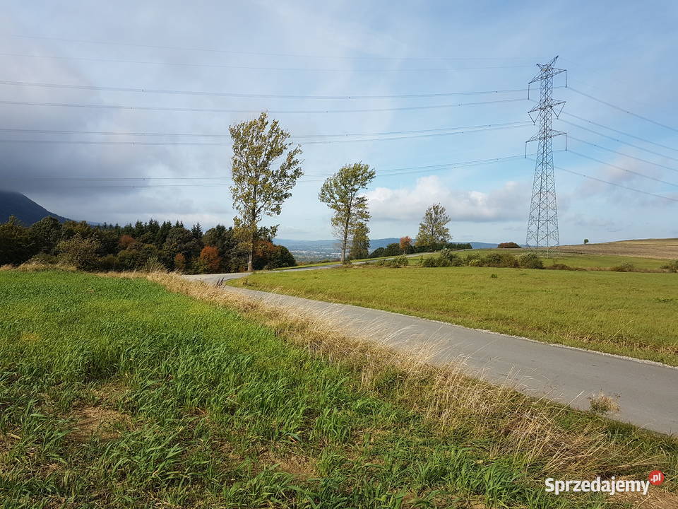 Sprzedam działkę widokową w Lubatowej 43 ary