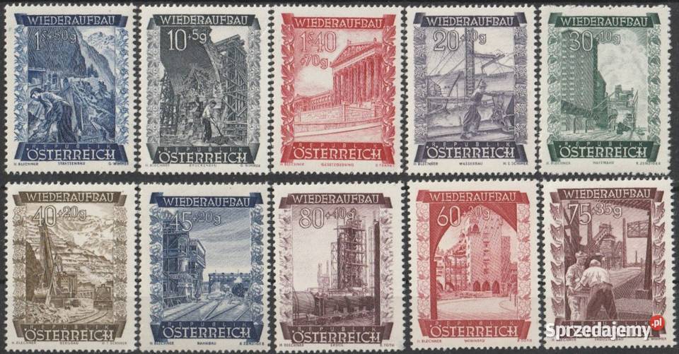 AUSTRIA ODBUDOWA 1967 CZYSTE łódzkie Łódź