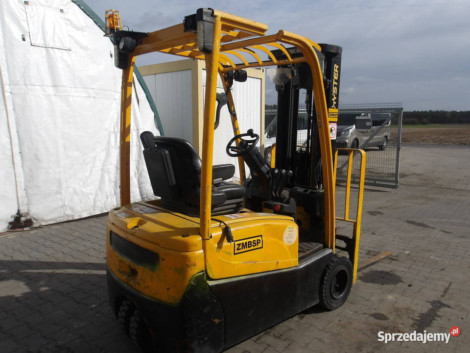 Wózek widłowy trójkołowy elektryczny Hyster Pleszew