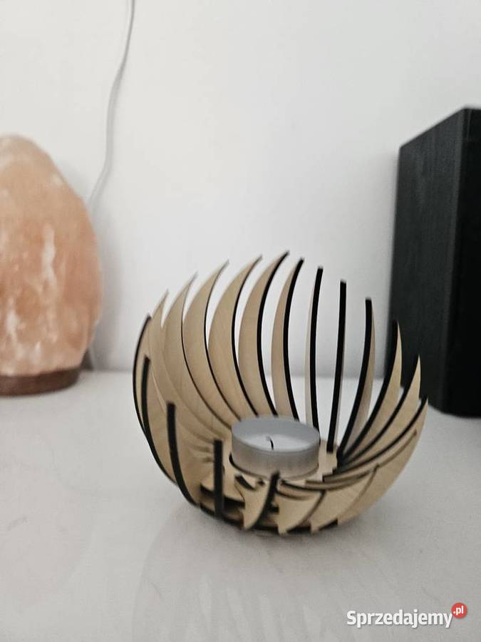 DIY mały świecznik kula Stara Dąbrowa