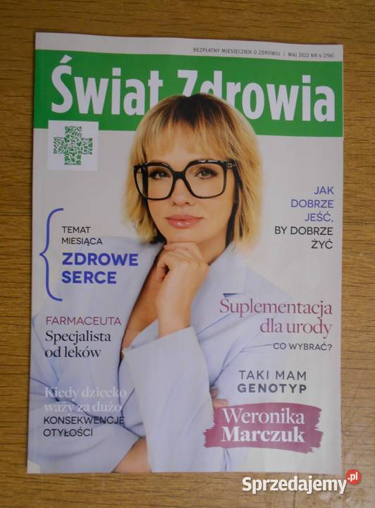 Świat Zdrowia Maj 2022 Weronika Marczuk Rok wydania 2022 lubelskie Parczew sprzedam