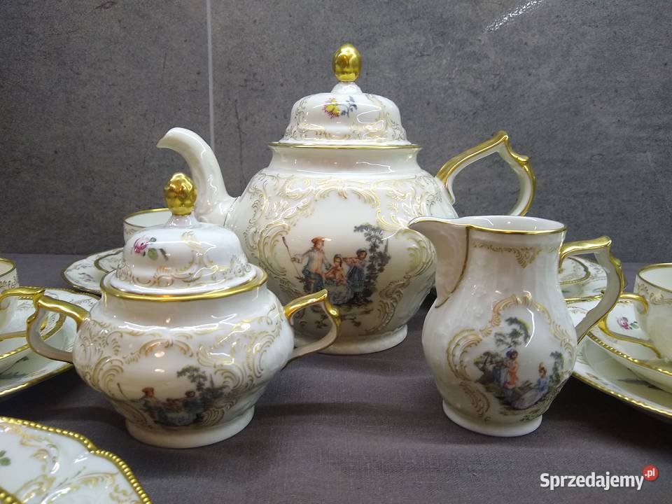 Serwis herbata Rosenthal SanssoucI Hoeroldt Antyki, Sztuka, Kolekcje wielkopolskie