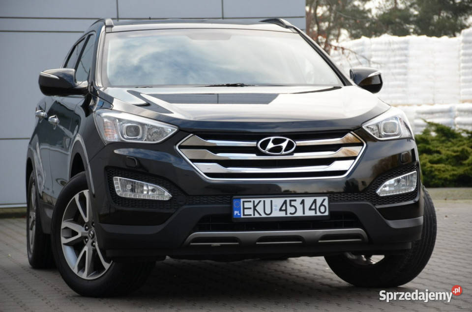 Hyundai Santa Fe Czarny Zarejestrowany 24GDI 192 Kutno