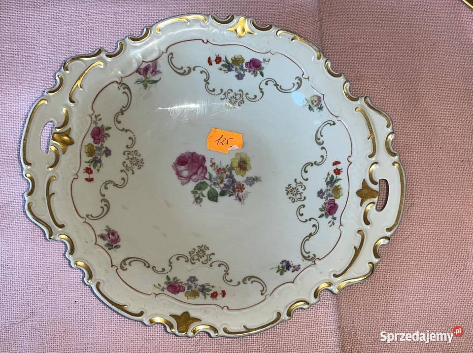 Patera Syg Reichenbach Bukiet kwiatów w lustrze Gdańsk