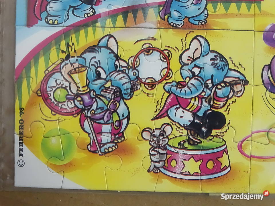 Kolekcjonerski Komplet Puzzle Ferrero 1998 Funny Puzzle Biłgoraj