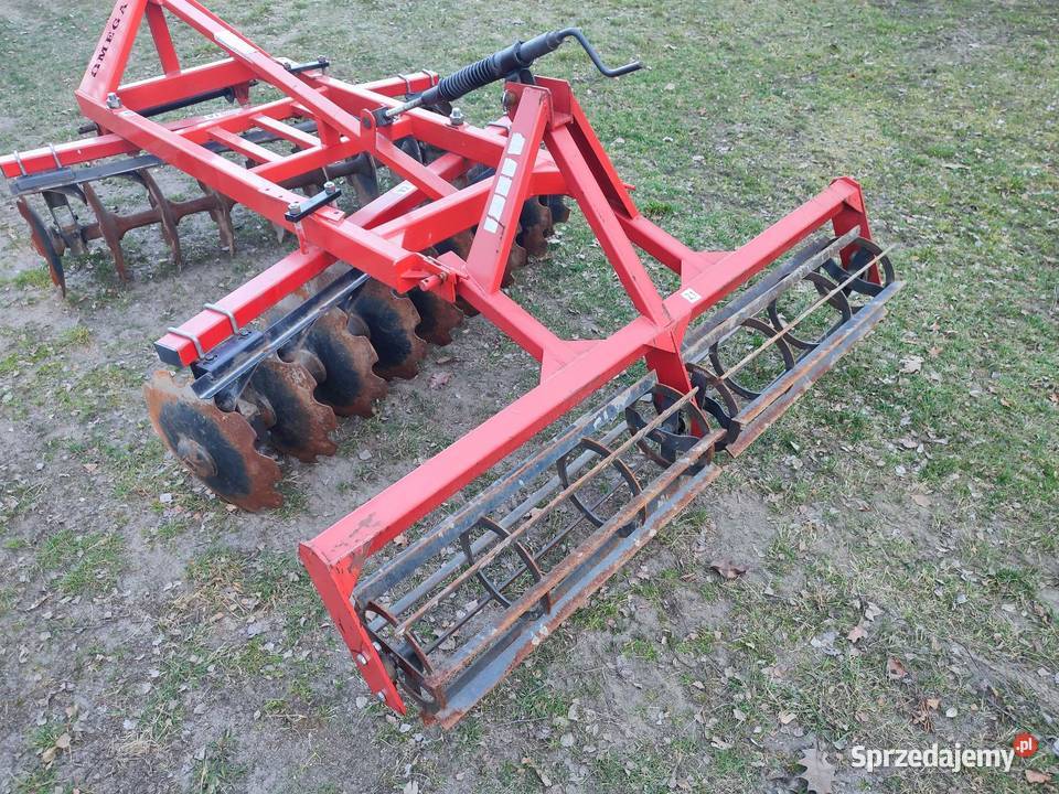 Talerzówka 2x9 2 metry z wałkiem Omega brona Głowno