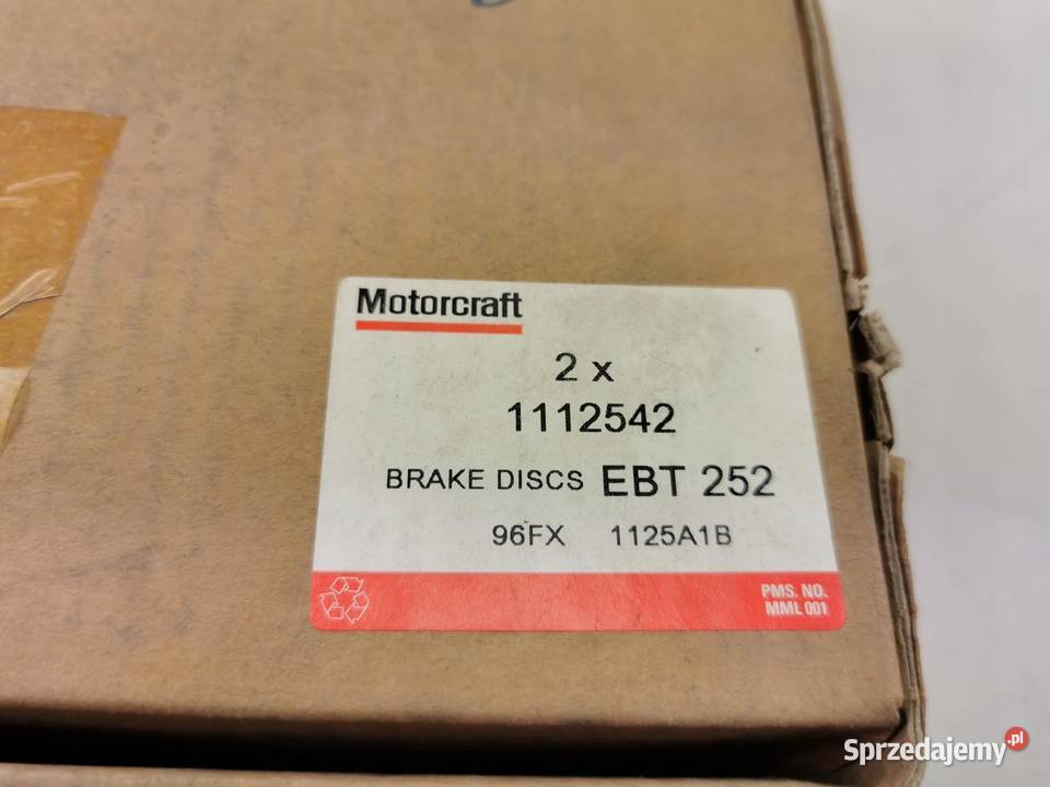 TARCZE HAMULCOWE PRZÓD FORD FIESTA 2002 1112542