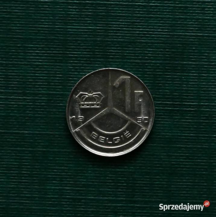 BELGIA 1 frank 1990r Napis holendersku BELGI śląskie Gliwice