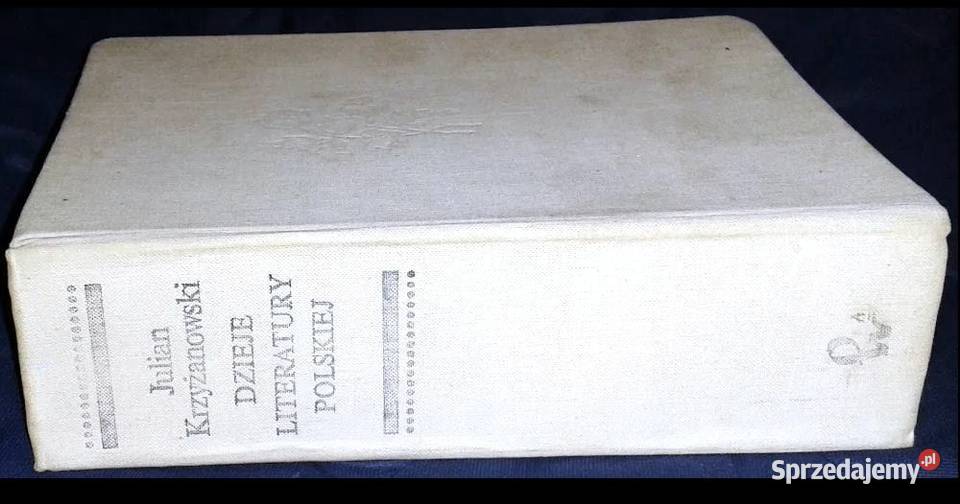 Dzieje literatury polskiej Julian Krzyżanowski Chełm