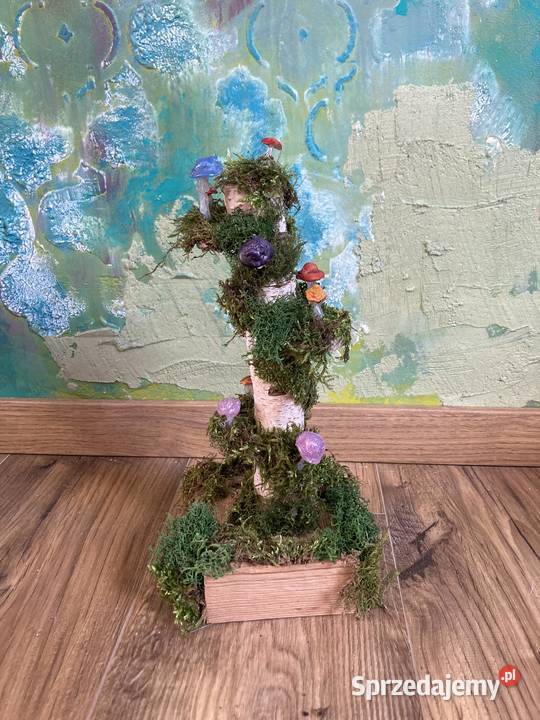 Dekoracyjna lampa leśna handmade Kraków