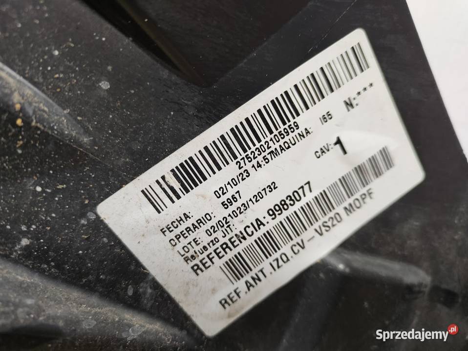 Mocowanie Ślizg Zderzaka Lewy Przód Mercedes Pleszew