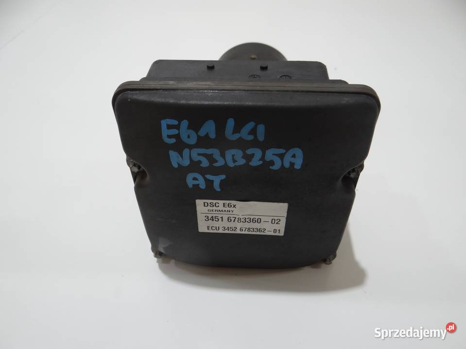 POMPA HAMULCOWA ABS BMW E60 E61 LCI N53 6783360 Pompy hamulcowe Strzyżewice