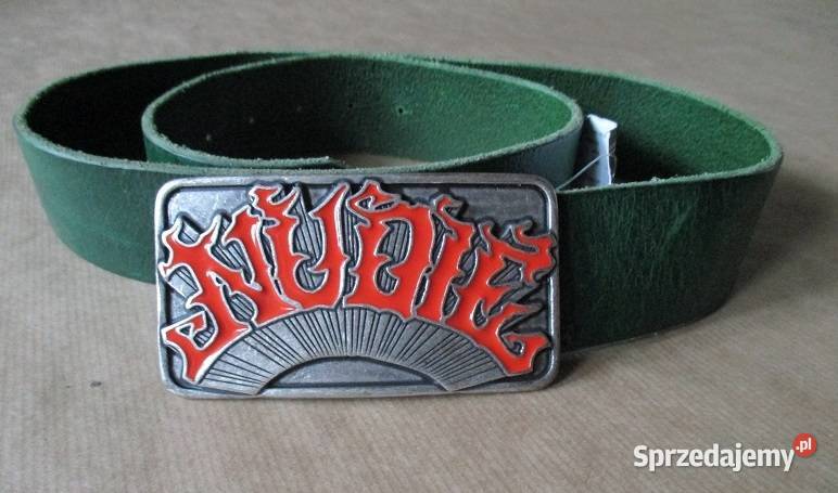 Pasek z ozdobną klamrą NUDIEpasekgalanteria Łódź