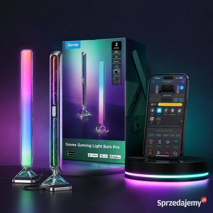 Govee Gaming Light Bars Pro Inteligentna lampa Oświetlenie inteligentne Ubieszyn