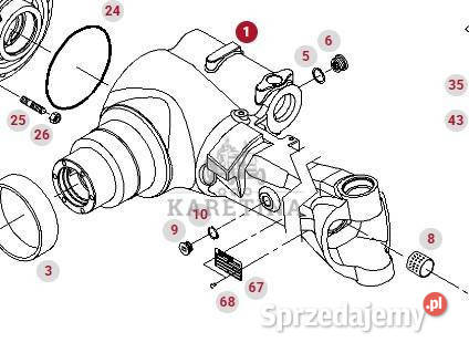Fendt 414 415 512 513 712 712 S4 Wspornik Osi Jastrzębniki sprzedam