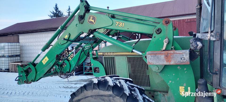 Sprzedam john deere 6800 z turem 1996 clima mazowieckie