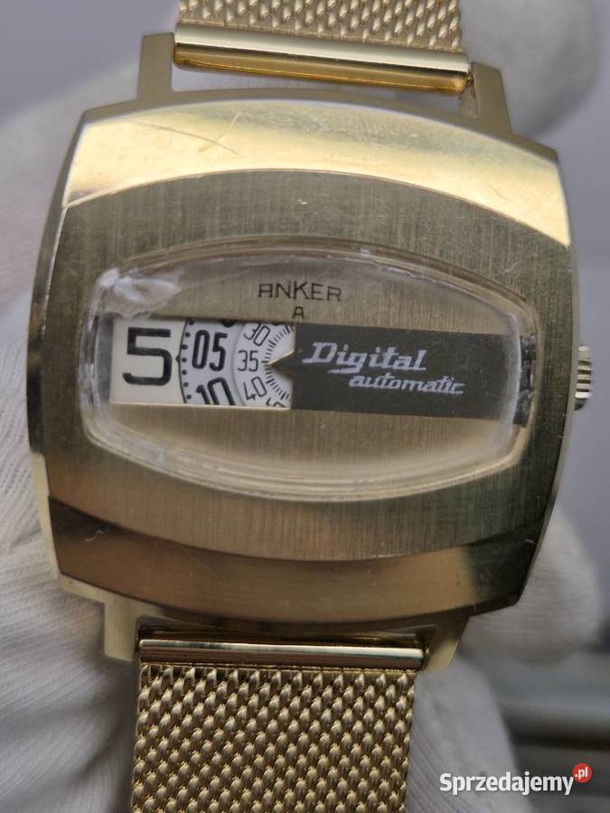 Rzadki unikalny zegarek Anker A Digital automat Chorzów
