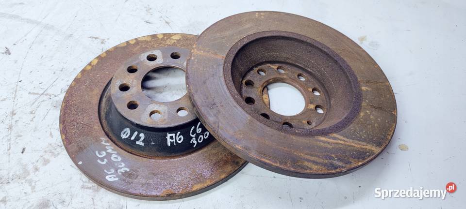 TARCZA TARCZE HAMULCOWE TYŁ AUDI A6 C6 300 MM śląskie