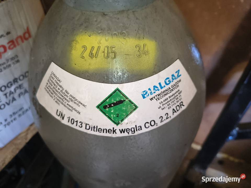 Butla do spawarki CO2 dwutlenek węgla podlaskie Bielsk Podlaski