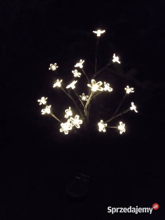 Hit NOWE Lampki solarne LED Drzewko kwiatków śląskie Blachownia