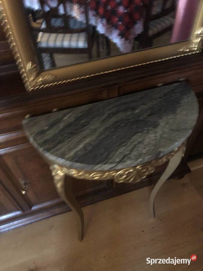 lustro z marmurowa konsola podlaskie Białystok