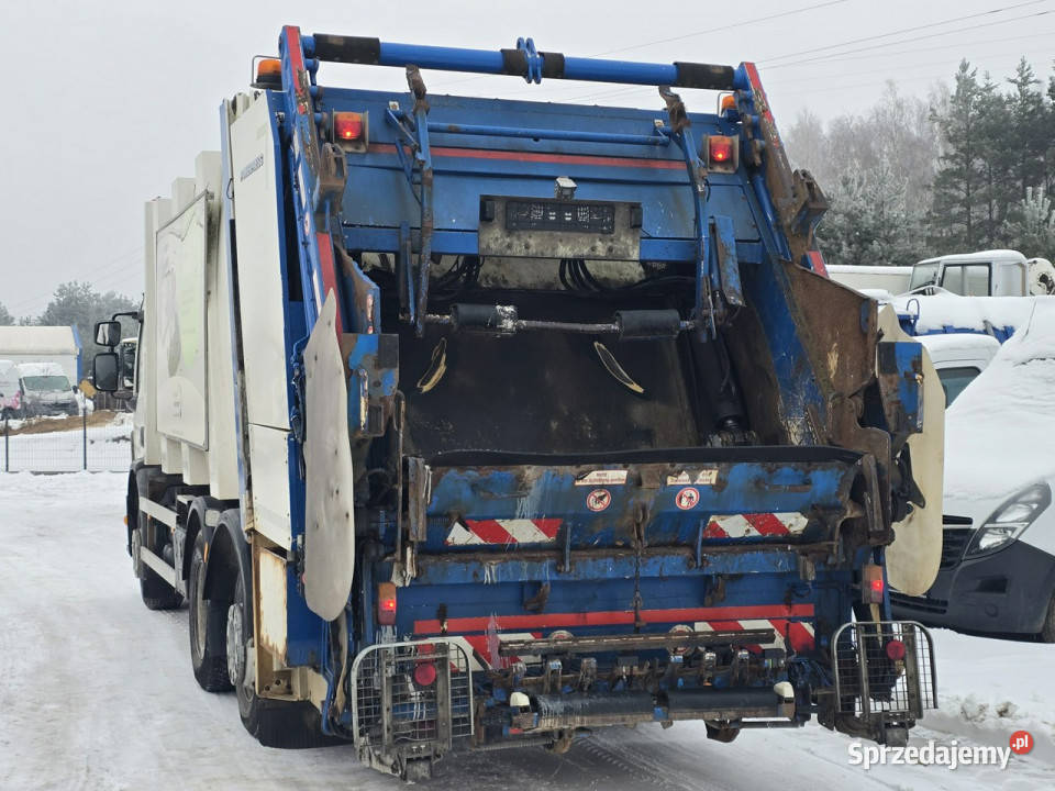 Volvo FE 320 EURO6 6x2 Śmieciarka FAUN wspomaganie kierownicy Skępe